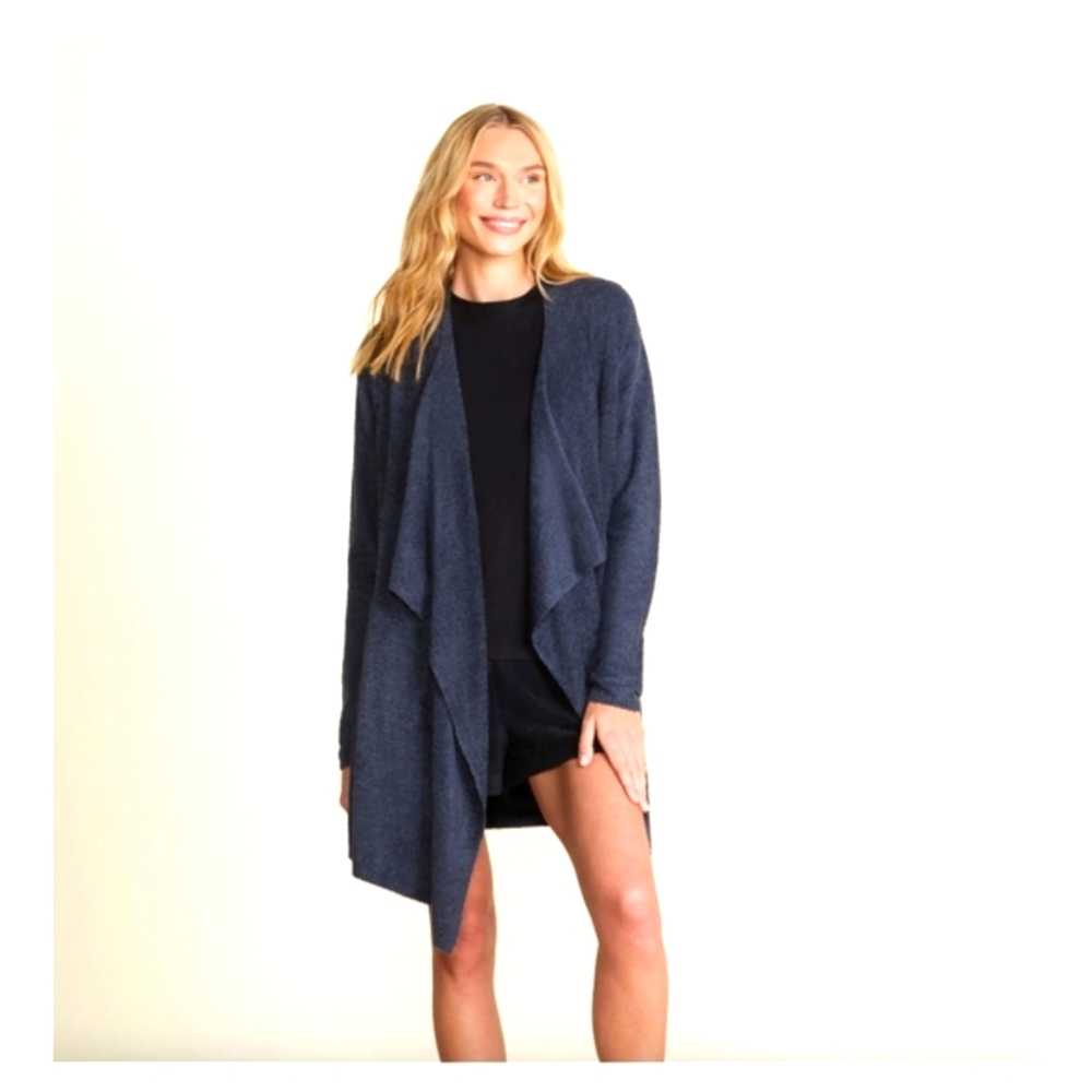 BAREFOOT DREAMS | Cozychic Lite Burgandy Wrap Cardigan, Sz. L/XL